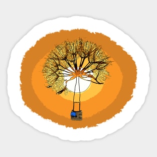 Dandelion Balloon Sticker